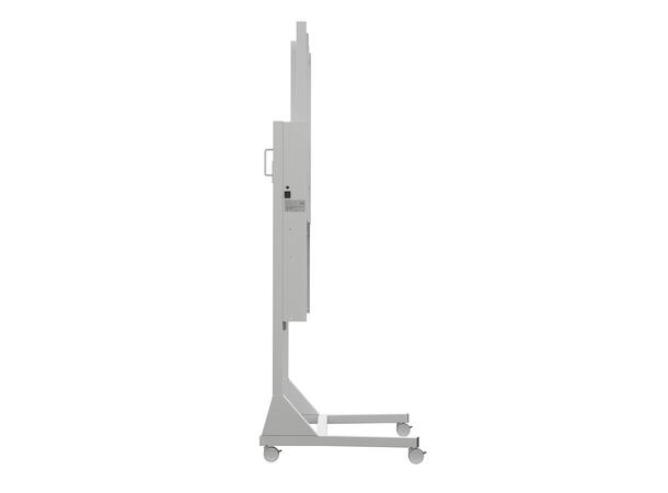 Multibrackets Gulvtralle motorisert 80Kg 80Kg 50 cm høydejustering, 42-110",Hvit 