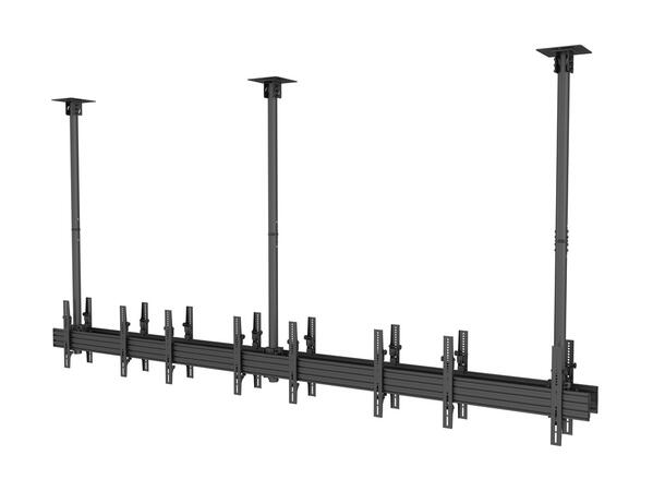 Multibrackets Pro takfeste MBC4X1U2 TÜV 600x400, 120 Kg, 58-315cm, 8 X 40-65" 