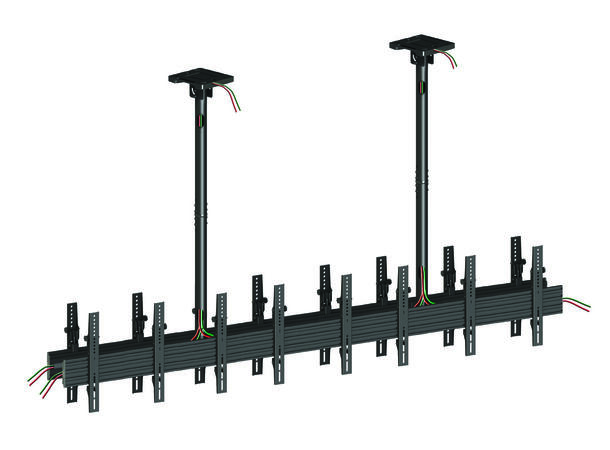 Multibrackets Pro takfeste MBC4X1U2 TÜV 600x400, 120 Kg, 58-315cm, 8 X 40-65" 