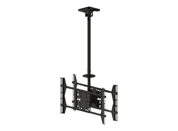 Multibrackets Public Ceilingmount Large Back to Back Black 3000 