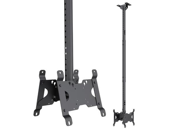 Multibrackets Takfeste Small B2B Svart, 200x200, 14 Kg, 55-150cm, 10-32" 