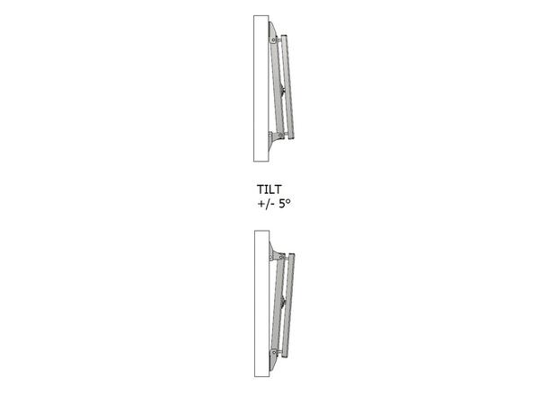 Multibrackets Veggfeste Flip & Tilt Svart, maks VESA 400, maks 50Kg 50-95" 