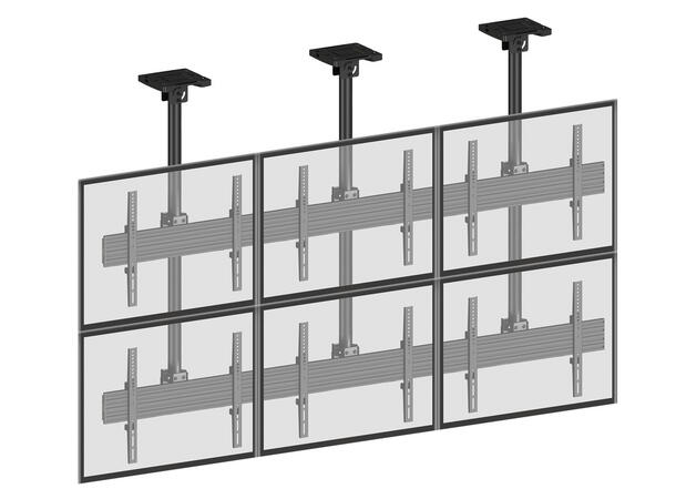 Multibrackets Ceiling Mount Pro MBC3X2U 