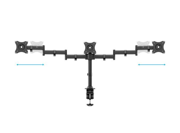 Multibrackets Deskmount Basic Triple 