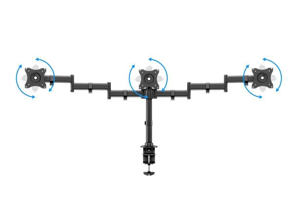 Multibrackets Deskmount Basic Triple 