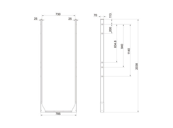 Multibrackets Floormount Pro OM55N-D 