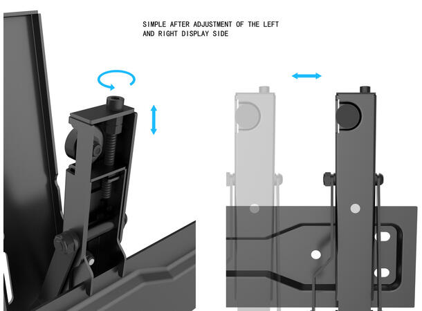 Multibrackets VESA Wallmount Super Slim Tilt 400 MAX 