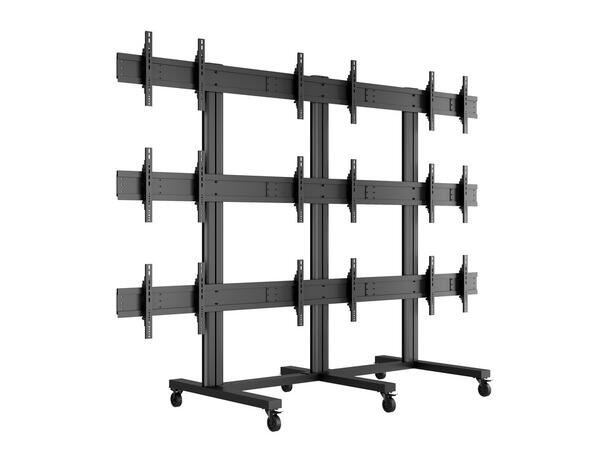 Multibrackets Public Video Wall Stand 9- Screens 40-55" Black 