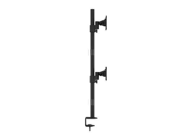 Multibrackets VESA Deskmount Officeline Dual Vertical Black 