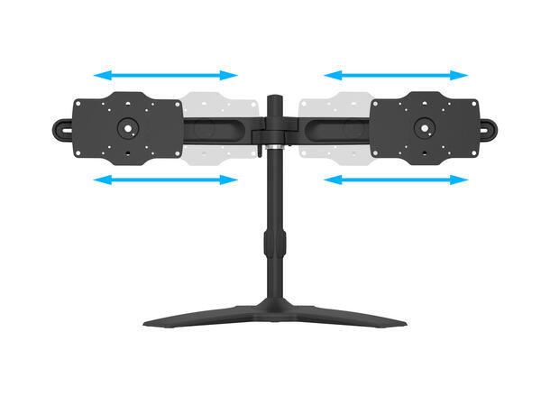 Multibrackets VESA Desktopmount Dual Sta nd 24"-32" 