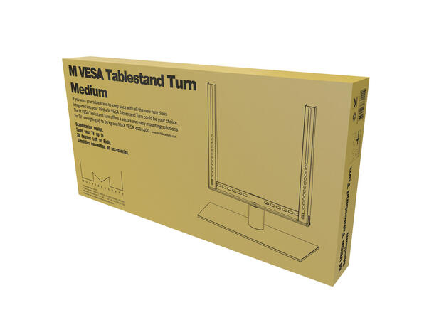 Multibrackets VESA Tablestand Turn Mediu m MAX 400x400 Black 