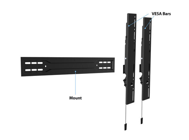 Multibrackets VESA Wallmount Super Slim Tilt 600 MAX 