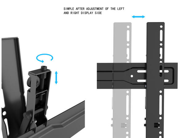 Multibrackets VESA Wallmount Super Slim Tilt 600 MAX 