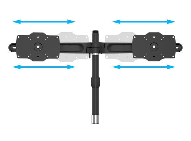 Multibrackets VESA Desktopmount Dual Sta nd 24"-32" Expansion Kit 