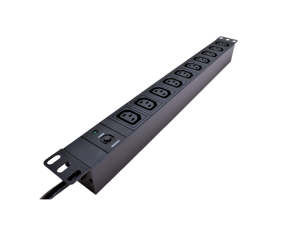 LinkIT 19" PDU C14 - 10xC13 2m C14 2500W 10A Overload protection 