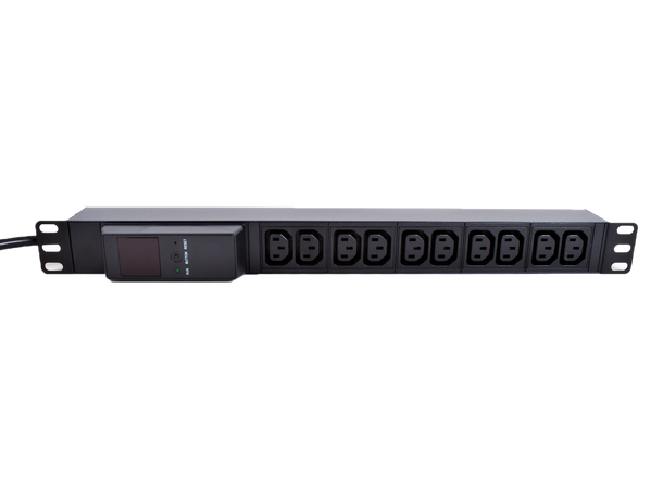 LinkIT 19" PDU C14 - 10xC13 2m CEE 7/7 | no switch | 16A | 3600W 