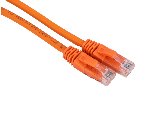 LinkIT U/UTP Patch Cat6 orange 1m AWG 24 | LSZH | Snagless 