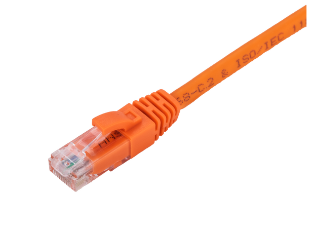 LinkIT U/UTP Patch Cat6 orange 1m AWG 24 | LSZH | Snagless 