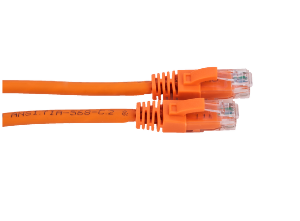 LinkIT U/UTP Patch Cat6 orange 1m AWG 24 | LSZH | Snagless 