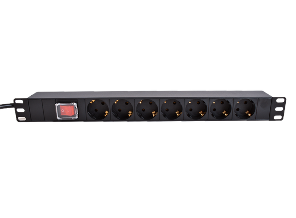 LinkIT 19" PDU 7xCEE 7/4 2m CEE 7/7 m/ switch 16A 3600W 