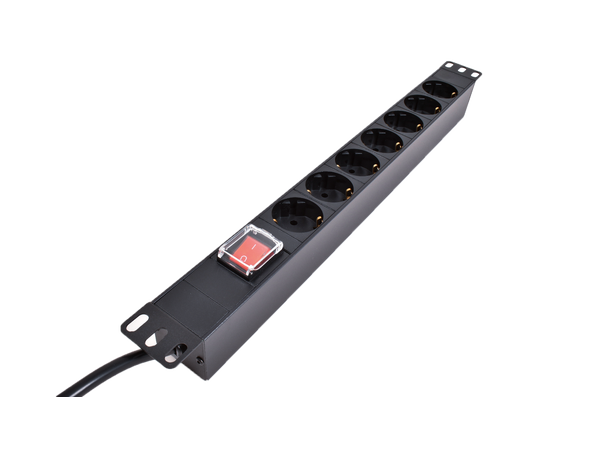 LinkIT 19" PDU 7xCEE 7/4 2m CEE 7/7 m/ switch 16A 3600W 