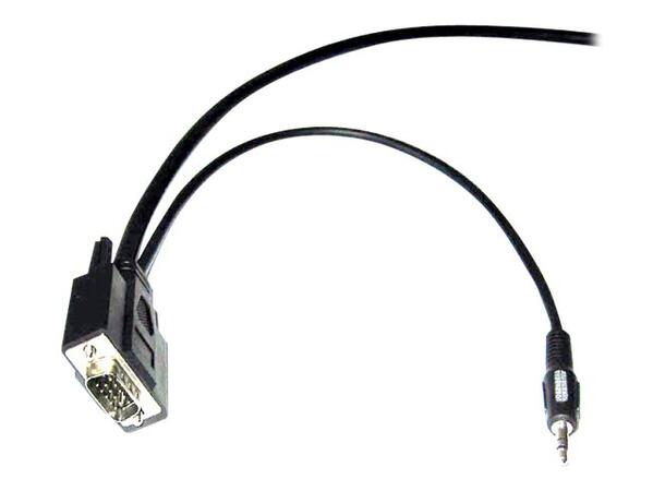 LinkIT SVGA/XGA cable M-M w/audio 1m AWG 28 1920x1200@60Hz 