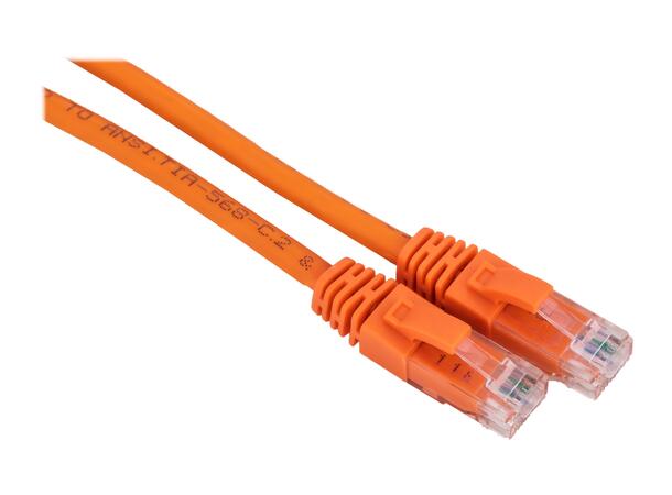 LinkIT U/UTP Patch Cat6 orange 1.5m AWG 24 | LSZH | Snagless 