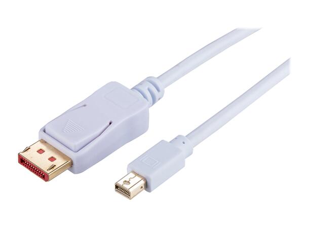 LinkIT MiniDP - Displayport 3 m 4K x 2K@60Hz 32 AWG white version 1.2 