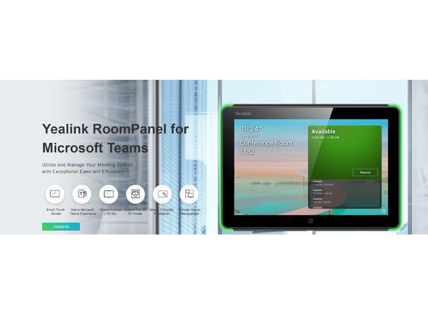 Yealink RoomPanel for Microsoft Teams RoomPanel-Teams 