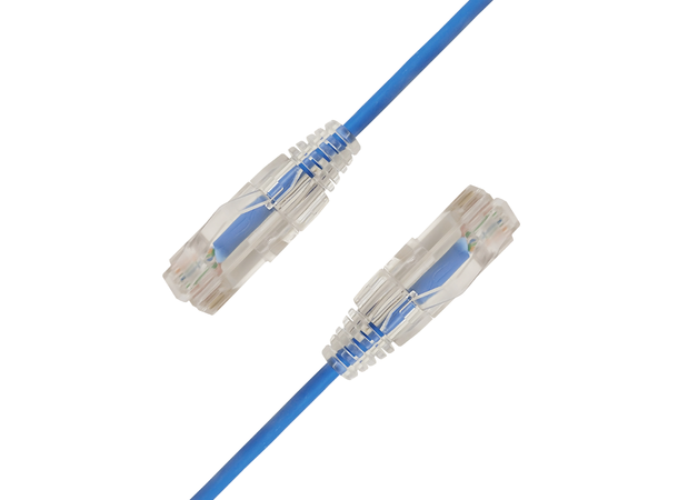 LinkIT U/UTP Slim Cat.6a Blue LSZH | AWG28/7 | Snagless | 3|6mm 