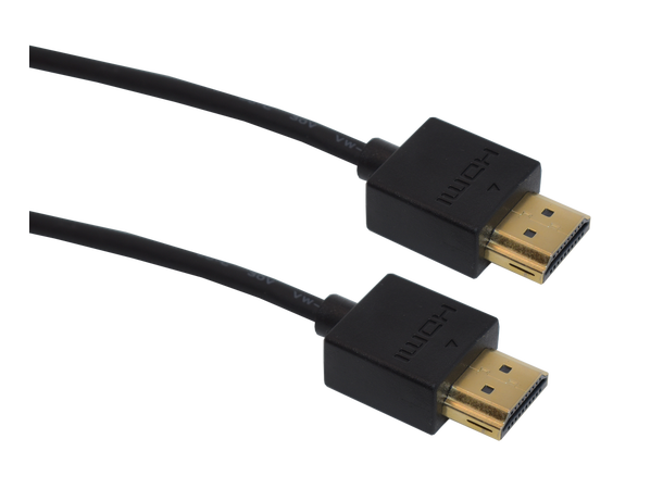 Stoltzen NANO HDMI 2.0 4K@60 3 m Låsing | 18Gbps | Flexibel PVC 