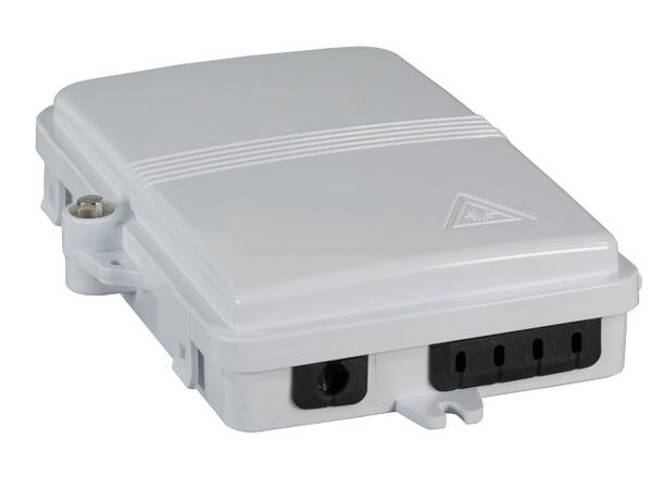 LinkIT FTTH Distribution box 4 cores IP65 | For 4 fiber adapters 