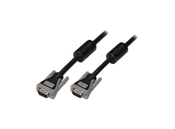 LinkIT SVGA/XGA CABLE M-M Black 7 m AWG 28 1440x900@60Hz with ferrite 