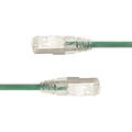 LinkIT SlimPatch U/FTP Cat6a gr&#248;nn 2m AWG 28/7 |LSZH | 4.8mm