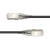 LinkIT U/FTP SlimPatch Cat6a svart 3m AWG 28 | LSZH | Snagless | OD 4.8mm 