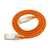 LinkIT F/UTP SlimPatch Cat6a orange 0.3m AWG 28 | LSZH | Snagless | OD 4.7mm 