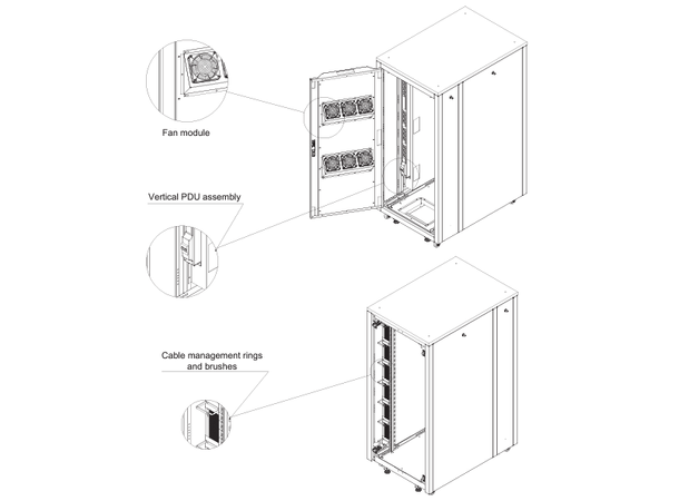 Lande SOUNDproof 32U W750xD1130xH1666mm | 750kg | Maple 