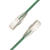 LinkIT U/FTP SlimPatch Cat6a green 0.5m AWG 28 | LSZH | Snagless | OD 4.8mm 