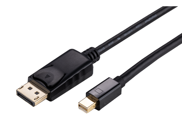 LinkIT MiniDP - Displayport 3 m Black | 3m | 1.2 | 20 pin han - han 